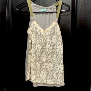 Lace tank top
